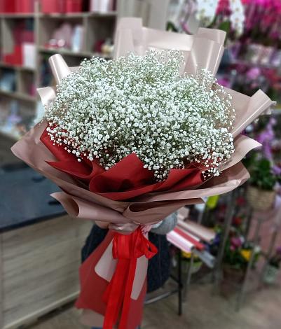 Букет цветов из: Гипсофила в Ханской