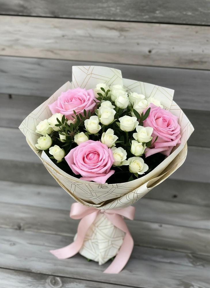 Букет цветов из: Розы в Ханской