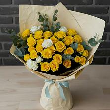 Букет цветов из:  Розы в Ханской