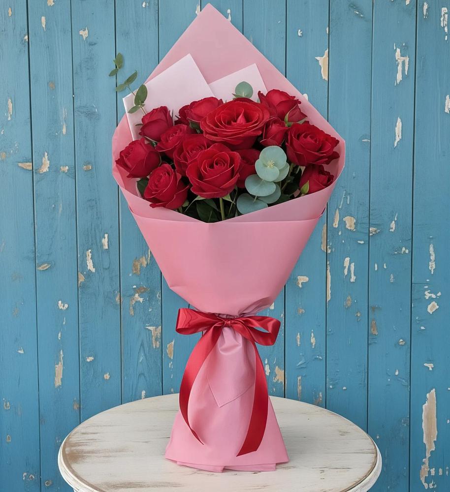 Букет цветов из: Розы в Ханской