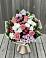 Букет цветов из: Альстромерии, Гвоздики, Розы и Хризантемы в Ханской
