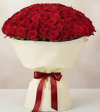 Букет 101 Красная роза Милано #REPLACE_PRED# Ханской