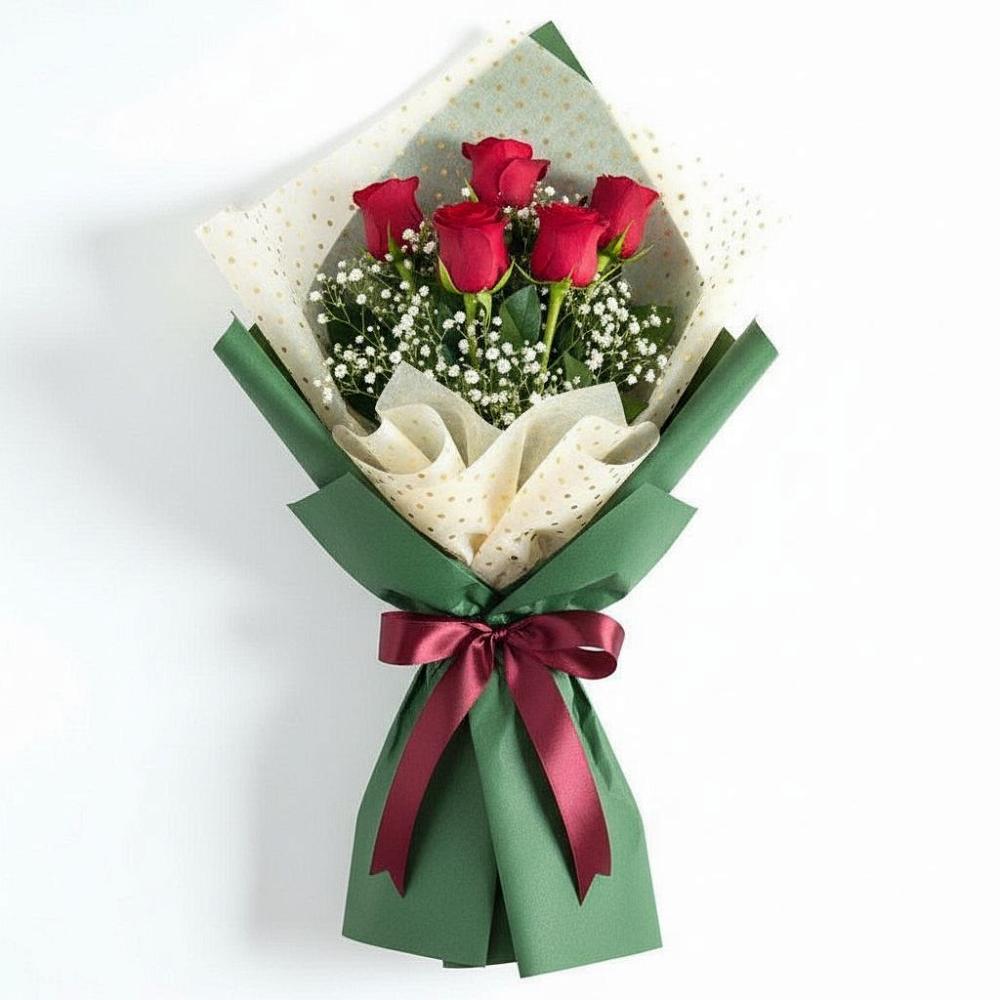 Букет цветов из: Розы в Ханской