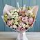 Букет цветов из: Альстромерии и Розы в Ханской