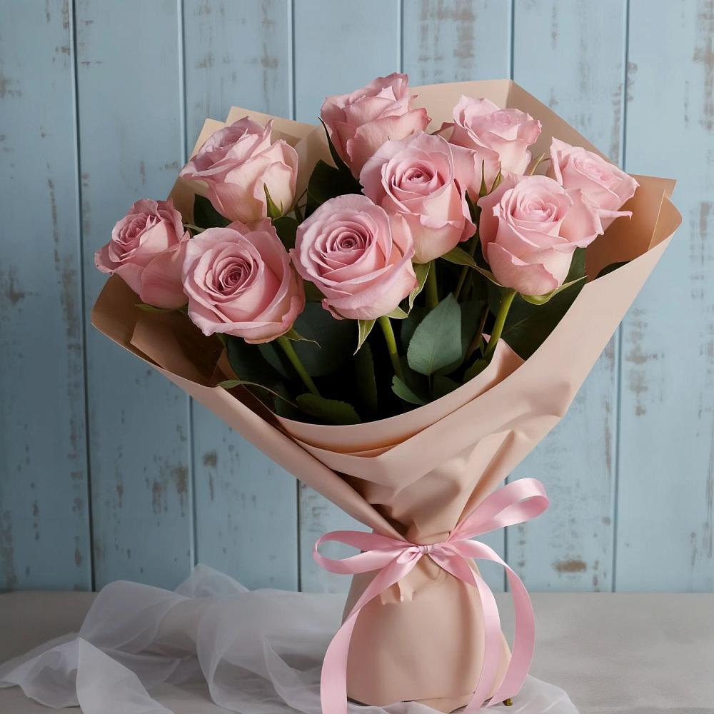 Букет цветов из: Розы в Ханской