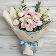 Букет цветов из:  Лизиантусы в Ханской