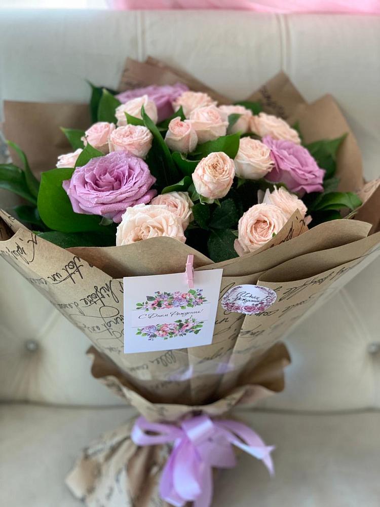 Букет цветов из: Розы в Ханской