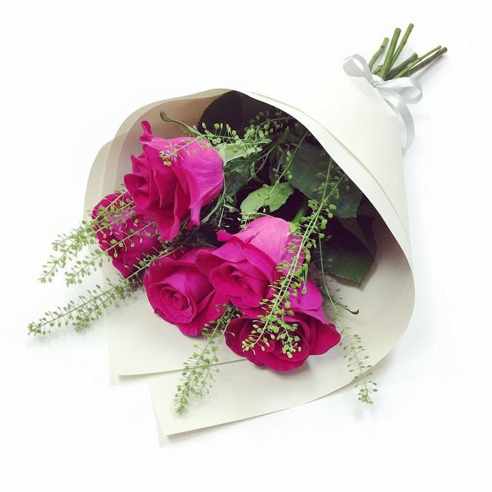 Букет цветов из: Розы в Ханской