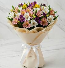 Букет цветов из:  Альстромерии #REPLACE_PRED# Ханской