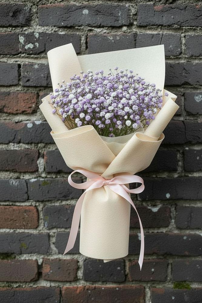 Букет цветов из: Гипсофила в Ханской