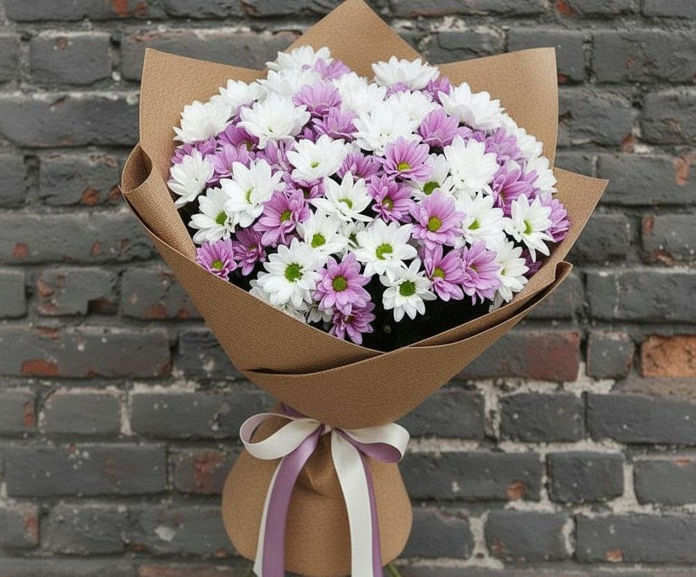 Букет цветов из: Хризантемы в Ханской