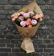 Букет цветов из:  Розы в Ханской