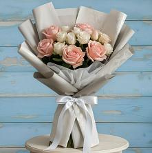 Букет цветов из:  Розы в Ханской