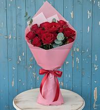 Букет цветов из:  Розы в Ханской