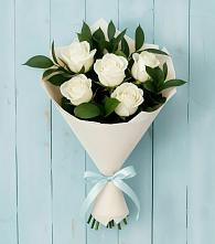 Букет цветов из:  Розы в Ханской