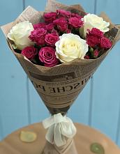 Букет цветов из:  Розы в Ханской