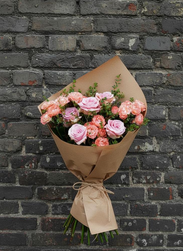 Букет цветов из: Розы в Ханской