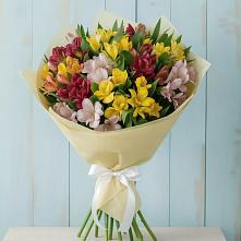 Букет цветов из:  Альстромерии в Ханской