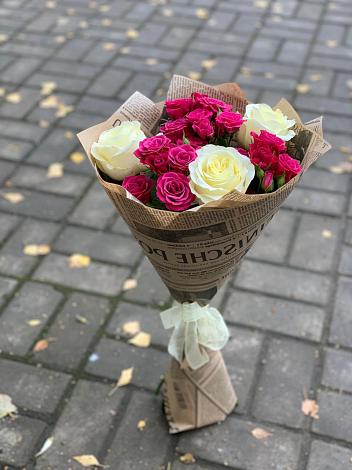 Букет цветов из: Розы в Ханской