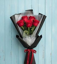 Букет цветов из:  Розы в Ханской