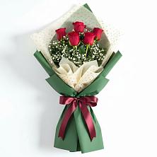 Букет цветов из:  Розы в Ханской