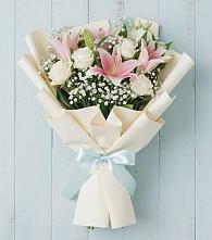 Букет цветов из:  Лилии в Ханской