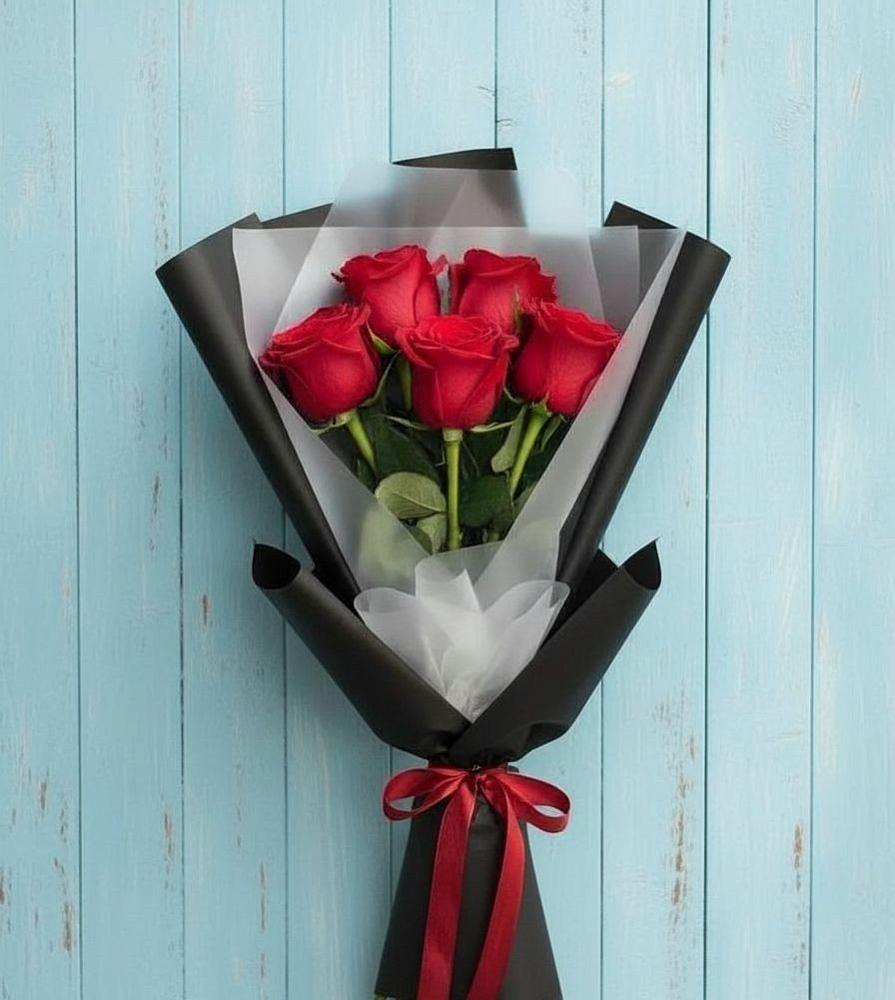 Букет цветов из: Розы в Ханской