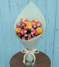 Букет цветов из:  Розы в Ханской